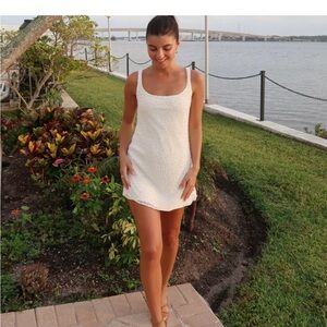 Abercrombie & Fitch Ivory Mini Dress